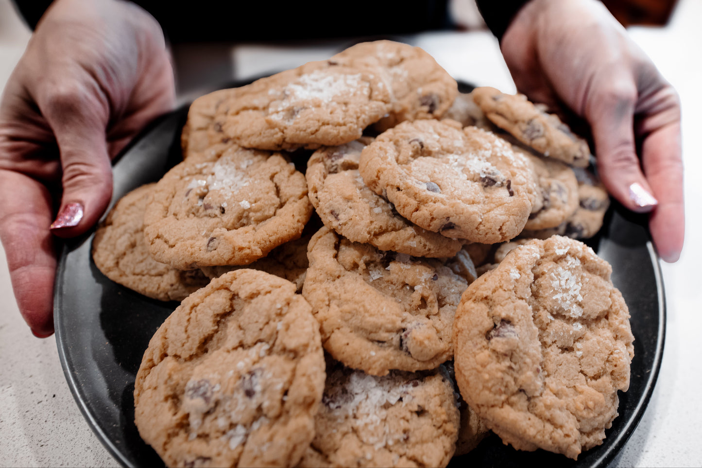Salted Chocolate Chip Cookies - 2 Dozen